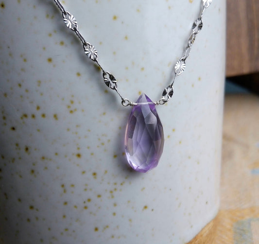 Amethyst Pendant Necklace